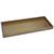 Bandeja Decorativa de Luxo Vidro Sala Lavabo Banheiro 25x10 Ouro 