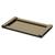 Bandeja Decorativa Espelhada Vidro 20x11 Moderna - Cores Bronze