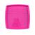 Bandeja Quadrada Plástica Decoração Mesa de Doces Festa 18x18 CM Pink