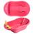 Banheira para Bebê Styll Baby 29L Resistente c/ Apoio Rosa