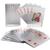 Baralho A Prova D'água Plástico 54 Cartas Ouro Poker Dólar Truco Impermeável Canastra Jogo Prata