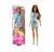 Barbie fashion barbie vestido glitter t7580  mattel Negra