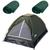 Kit Barraca 2 Pessoas Camping + 2 Sacos De Dormir Colchonete Verde