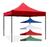 Barraca, Tenda Gazebo 2x2 Sanfonada Aço Galvanizado + Bolsa, Para Feira , laser , Praia , Camping , Estande, Casamento,Jardim Vermelho