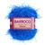 Barroco Decore Luxo Peludo Espessura N 6 Círculo 180 metros e 280 gramas Barbante para Crochê e Tricô Azul - 203