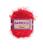 Barroco Decore Luxo Peludo Espessura N 6 Círculo 180 metros e 280 gramas Barbante para Crochê e Tricô Vermelho - 305