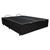 Base Box Baú para Cama Casal Queen 158x198cm Bipartido Liz S05 Sintético Preto - Mpozenato Preto