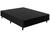 Base Cama Box Queen Plumatex Bipartido 37x158x198cm Dallas Preto e Cinza Chumbo