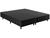 Base Cama Box Queen Plumatex Bipartido 37x158x198cm Dallas Preto e Cinza