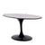 Base de Mesa de Jantar Saarinen Oval Para tampo de 198x122 cm até 244x137 cm Preto