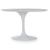 Base de Mesa de Jantar Saarinen Oval Para tampo de 198x122 cm até 244x137 cm Branco