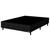 Base Para Cama Box Casal 138cm Poliéster Bordado Perola Negra Preto - Gazin Preto