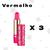 Batom Magico 24 horas Hidratante Labial Vivai KIT3-VERMELHO