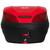 Bau Bauleto Traseiro Moto 30 Litros Pro Tork New Smartbox 3 Bagageiro Churrasqueira Grande Vermelho