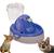 Bebedouro Fonte De Água Para Gato Cachorro C/Filtro 3l 127v Azul