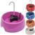 Bebedouro Fonte Gatos Cachorros Cães 1 Litro Filtro Carvão Ativado Little Mec Pet Bivolt Azul Rosa