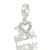 Berloque Charms I Love Mom Te Amo Mae Prata 925 Zirconia Prata