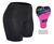 Bermuda Ciclismo Ciclista Short Preta Forro Gel Feminina bik Preto