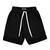 Bermuda Infantil Menino Bugbee Moletom Basic Preto