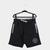 Bermuda Infantil Moletom Milon c/ Cadarço Masculina  Preto