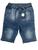 bermuda jeans com cordão menino infantil juvenil com elastano TAM 4 A 16 ANOS Cordão juvenil