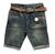 bermuda jeans infantil meninos juvenil masculino TAM de 10 a 16 anos Azul