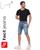 Bermuda Jeans Masculina Fact Jeans L805 Azul