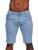 Bermuda Jeans Masculina Sarja Skinny Com Lycra Jeans médio