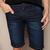Bermuda Jeans Sarja Skinny Masculino Cores variadas Bege Vinho Preto Jeans Claro Escuro Jeans escuro