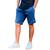 Bermuda Masculina Short Treino Academia Tactel com Elastano  Azul marinho