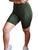 Bermuda Short Legging Academia Feminina Normal Verde