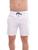 Bermuda Shorts de tactel masculino casual basico academia Branco