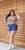 Bermuda shorts femina plus size Jeans escura