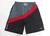Bermuda Shorts Masculino Tactel Elastano Refletivo Treino Cinza, Vermelho, Preto