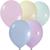 Bexiga Balão Candy Colors, Tam. 9", C/25UN, Tons Pastéis - Balão Bexiga Candy Colors Sortidas
