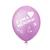 Bexiga Balão Decorado 11" Diversos Temas p/ Decoração de Festa c/ 25 Unidades Chá Bebê Rosa