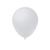Bexiga Balão Liso 9 Polegadas 50 Unidades Varias Cores Branco