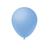 Bexiga Balão Liso 9 Polegadas 50 Unidades Varias Cores Azul Claro