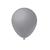 Bexiga Balão Liso 9 Polegadas 50 Unidades Varias Cores Prata
