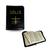Bíblia De Aparecida Mesa Zíper Flexível Marrom 20cm Preta