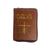 Biblia Sagrada Catolica Pequena Bolso Zíper Marrom Santuario  Marrom