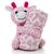 Bichinho Pelúcia Mantinha Infantil Cobertor Manta Bebê Recém Nascido Menino Menina Enxoval Presente Girafinha Rosa