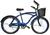 Bicicleta 26 Beach Bike Caiçara Praiana Harley Completa Azul