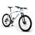 Bicicleta 26 GTS M1 Freio a Disco 21v Suspensão Walk New Branco, Azul