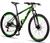 Bicicleta 29 GT Sprint MX7 21 Marchas Freio Disco MTB Alumínio Preto, Verde