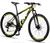 Bicicleta 29 GT Sprint MX7 21 Marchas Freio Disco MTB Alumínio Preto, Amarelo