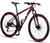 Bicicleta 29 GT Sprint MX7 21 Marchas Freio Disco MTB Alumínio Preto, Vermelho