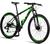 Bicicleta 29 GT Sprint MX7 24V index Freio Disco Alumínio MTB Preto, Verde