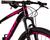 Bicicleta 29 Raider Z3X Pro 12V Freio Hidráulico Suspensão com Trava no Guidão Preto, Rosa