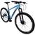 Bicicleta Aluminio KSW Aro 29 Câmbios Shimano 24 Marchas Freio Disco Hidráulico com Suspensão Azul claro